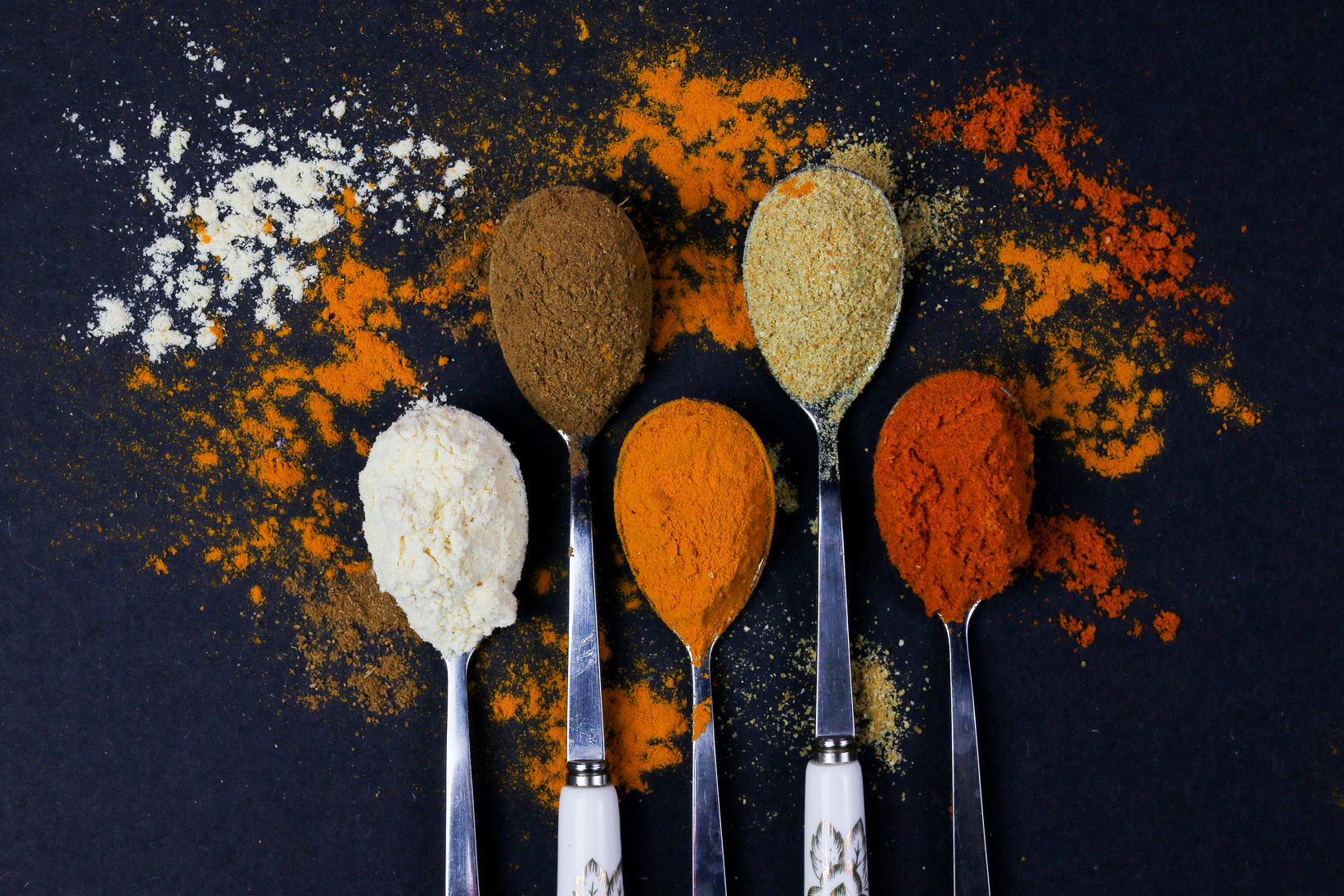 Spoons with Spices